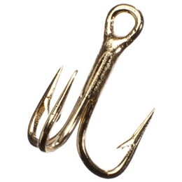 Picture of Eagle Claw 2X Treble Hooks - Gold