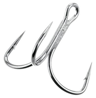 Picture of Mustad UltraPoint KVD Elite Triple Grip 1X Treble Hook - 2X Short Shank