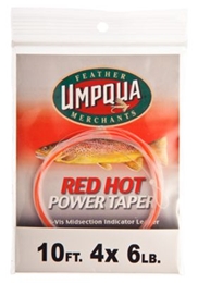 Picture of Umpqua Red Hot Power Taper Hi-Vis Indicator Leader