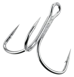 Picture of Mustad UltraPoint KVD Elite Triple Grip 1X Treble Hook - 2X Short Shank