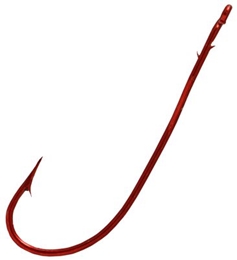 Picture of Tru-Turn Blood-Red Bass Worm Hook
