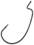 Picture of Eagle Claw Lazer Sharp Extra Wide Gap Worm Hook - L7013