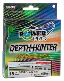 Picture of PowerPro Depth-Hunter Multi-Colored Braided Fishing Line