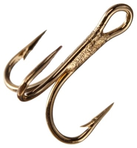 Picture of Mustad Treble Hooks - Gold