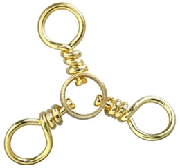 Picture of Bass Pro Shops Three-Way Brass Swivel