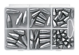 Picture of Bass Pro Shops XPS 60-Piece Worm Weight Kit