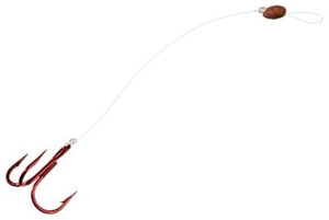 Picture of Eagle Claw Lazer Sharp Red Stinger Treble Hooks