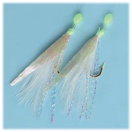 Picture of Offshore Angler Feather Skin Flash Sabiki Rigs with Fluorocarbon Leader